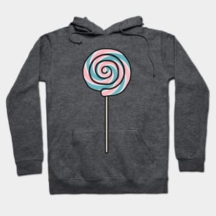 Fun Swirl Lolly Pop Cartoon Style Illustration Hoodie